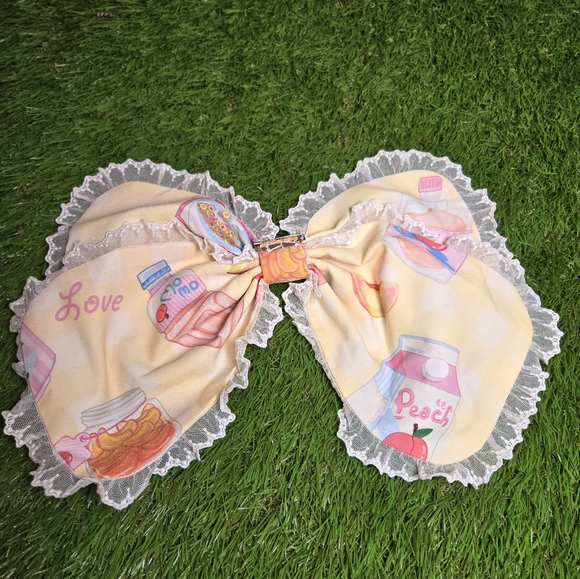 NWT Glitter Tale Sweet Peach Lolita Dress Set - Picture 13 of 16